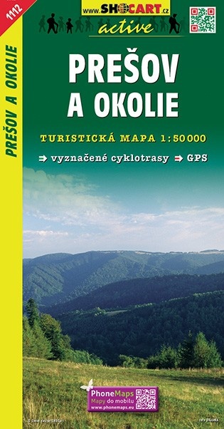 Prešov a okolie - turistická mapa (shocart č.1112)