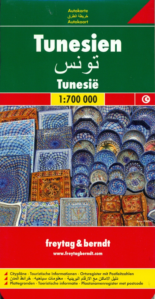 Freytag & Berndt mapa Tunisko 1:700 t.