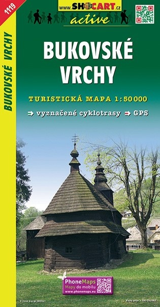 Bukovské vrchy - turistická mapa (shocart č.1119)