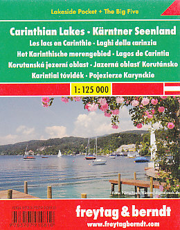Freytag & Berndt Kartner Seenland 1:125 t. kapesní laminovaná