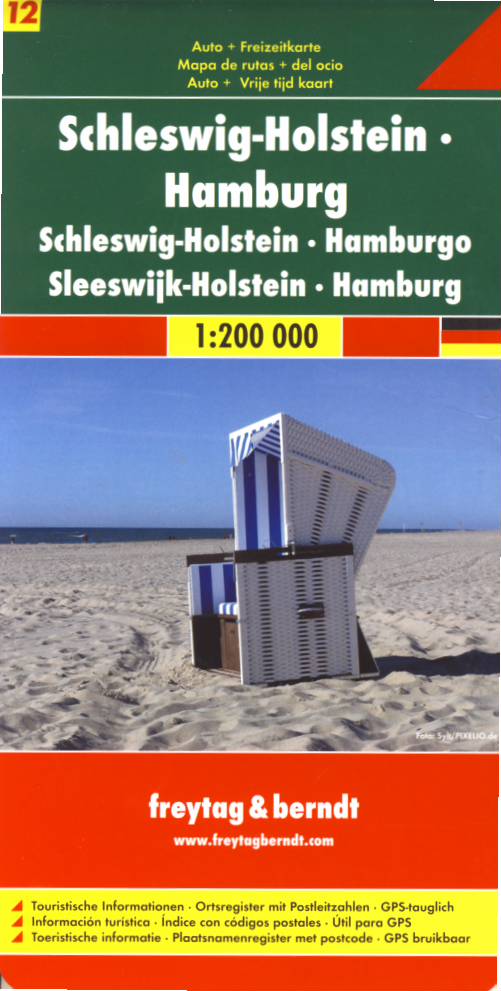 Freytag & Berndt Německo 12 Schleswig,Holstein,Hamburg 1:200 t.