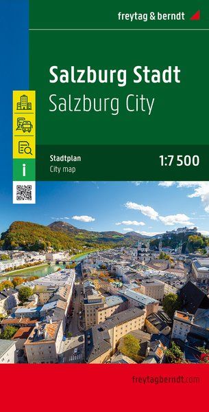 Freytag & Berndt vydavatelství plán Salzburg 1:15 t. + 1:7,5t.