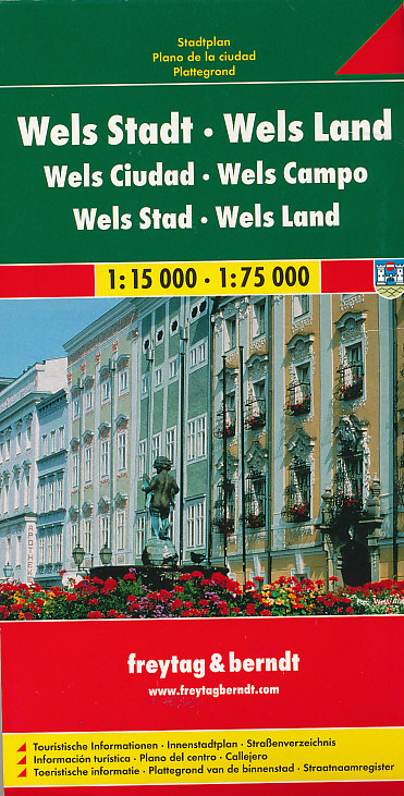Freytag & Berndt vydavatelství plán Wels 1:15 000
