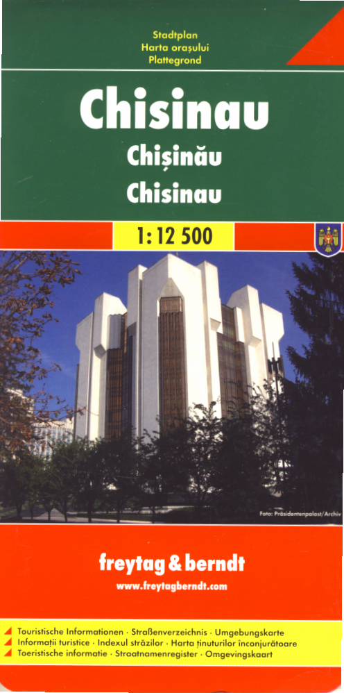 Freytag & Berndt plán Chisinau, Kišiněv 1:12,5 t.