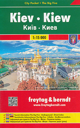 Freytag & Berndt vydavatelství plán Kyjev 1:15 t. kapesní laminovaný