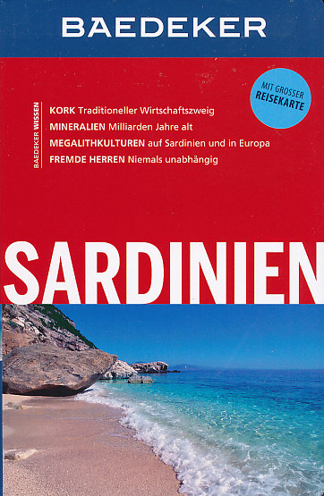 průvodce Sardinien (Sardínie) německy Baedeker