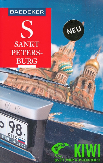 průvodce Sankt Petersburg (Petrohrad) německy Baedeker