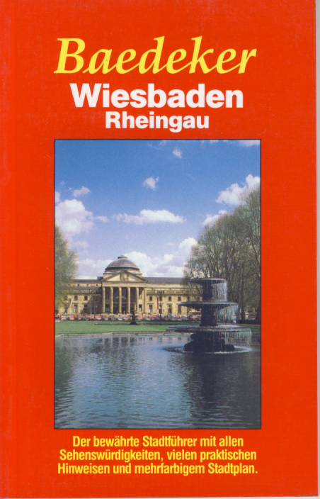 Baedeker průvodce Wiesbaden Rheingau 1. edice německy BAED