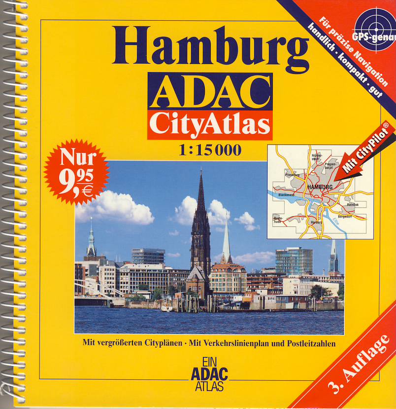 ADAC atlas Hamburg 1:15 t. spiral