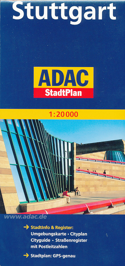 plán Stuttgart 1:20 t. ADAC