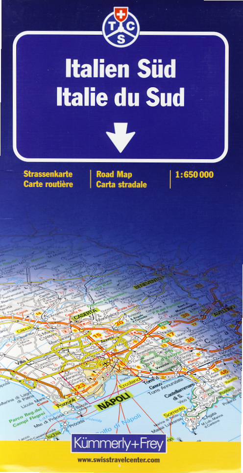 Kümmerly Frey/Hallwag vydavatelství mapa Italy-south 1:650 t.