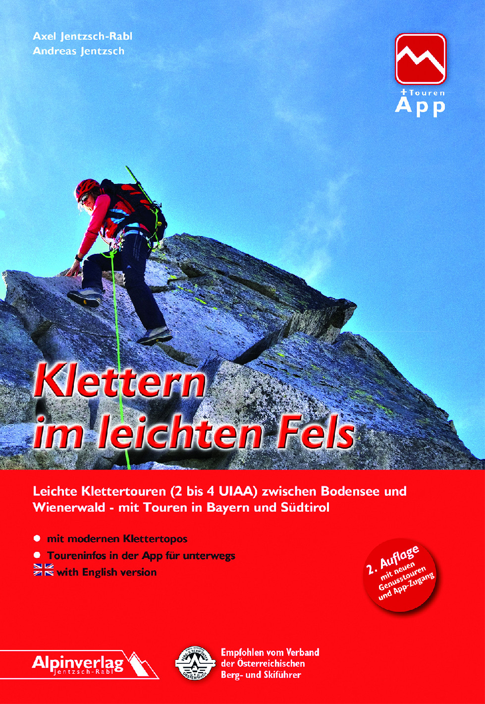 Klettern im leichten Fels - horolezecký průvodce
