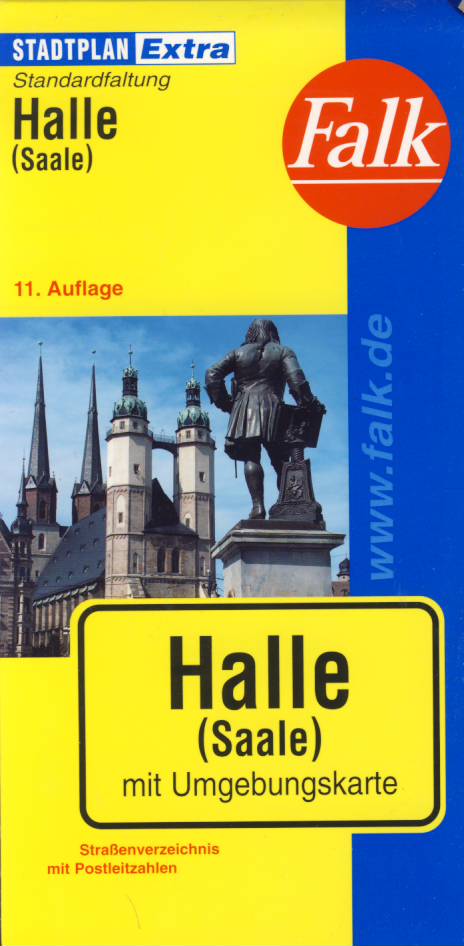 Falk vydavatelství plán Halle (Saale) 1:17,5 t.