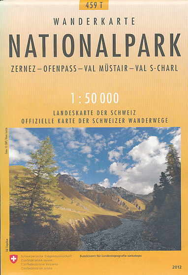 Swistopo vydavatelství mapa Nationalpark (Zernez-Ofenpass-Val Müstair-Val S-Charl) 1:5