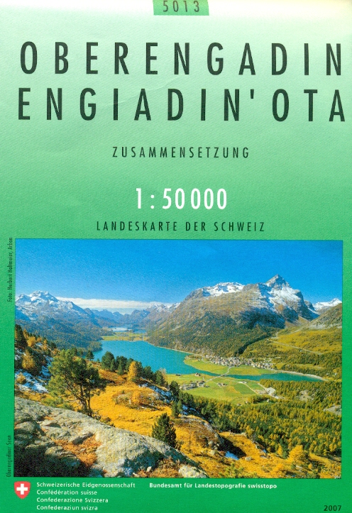 Swistopo vydavatelství mapa Obergandin 1:50 000