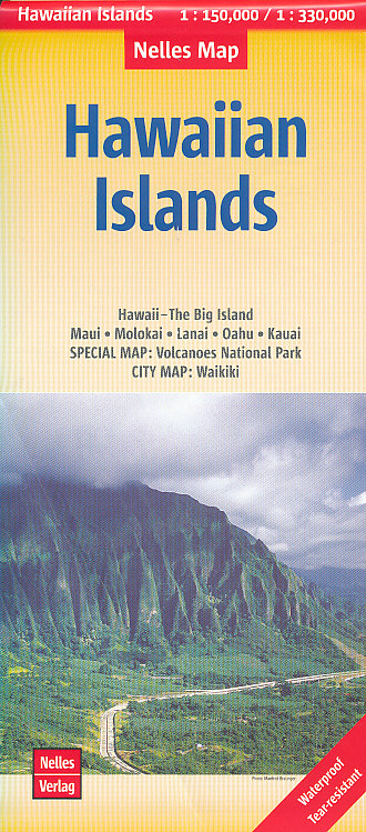 Nelles vydavatelství mapa Hawaiian Islands 1:150 t.-1:330 t. voděodolná
