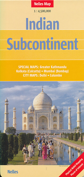 Nelles vydavatelství mapa India Subcontinent 1:4,5 mil.