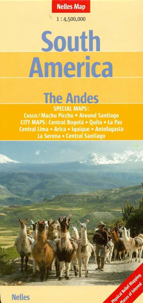 Nelles vydavatelství mapa South America-The Andes 1:4,5 mil.
