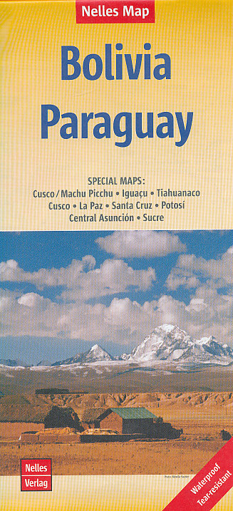 Nelles vydavatelství mapa Bolivia-Paraguay 1:2,5 mil. voděodolná