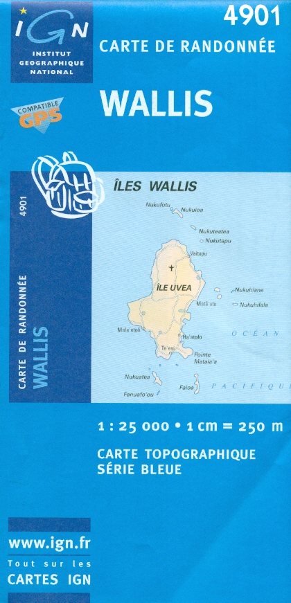 IGN mapa Wallis Iles 1:25 t.