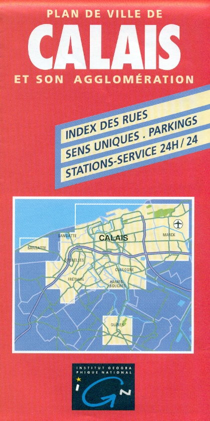 IGN plán Calais 1:12,5 t.