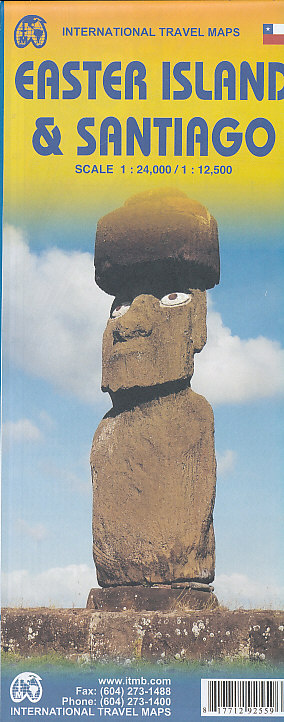 ITMB Publishing mapa Easter Island (Velikonoční ostrov) 1:24 t. ITM