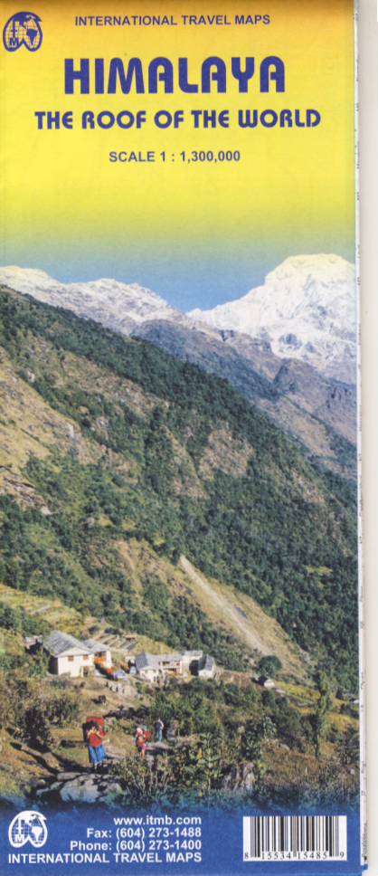 ITMB Publishing mapa Himalaya 1:1,3 mil.