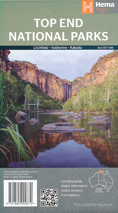 ITMB Publishing mapa Top End National Parks (Litchfield,Katherine,Kakadu) Hema