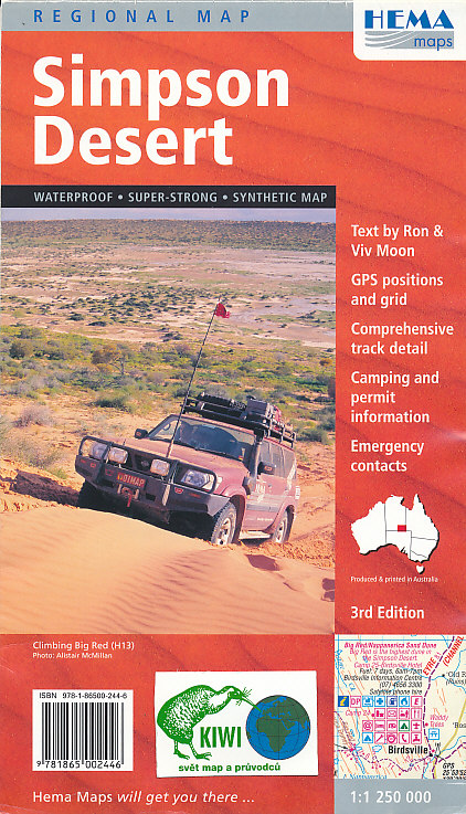 ITMB Publishing mapa Simpson Desert 1:1,25 mil.