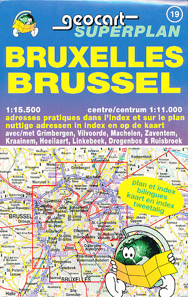 ITMB Publishing plán Brussel super plan 1:17 000