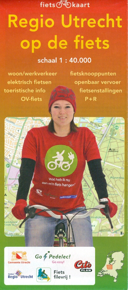 ITMB Publishing cyklomapa Regio Utrecht op de fiets 1:40 t.