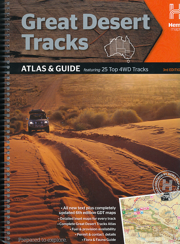 ITMB Publishing atlas Australia Great Desert tracks HEMA