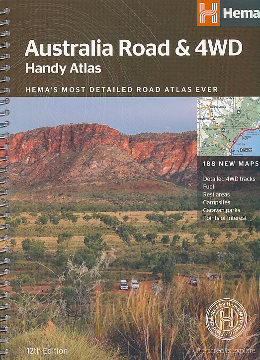 ITMB Publishing atlas Australia Road a 4WD Atlas Handy spiral HEMA