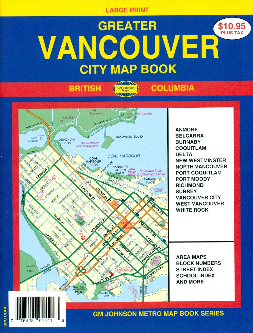 ITMB Publishing atlas Vancouver Greater