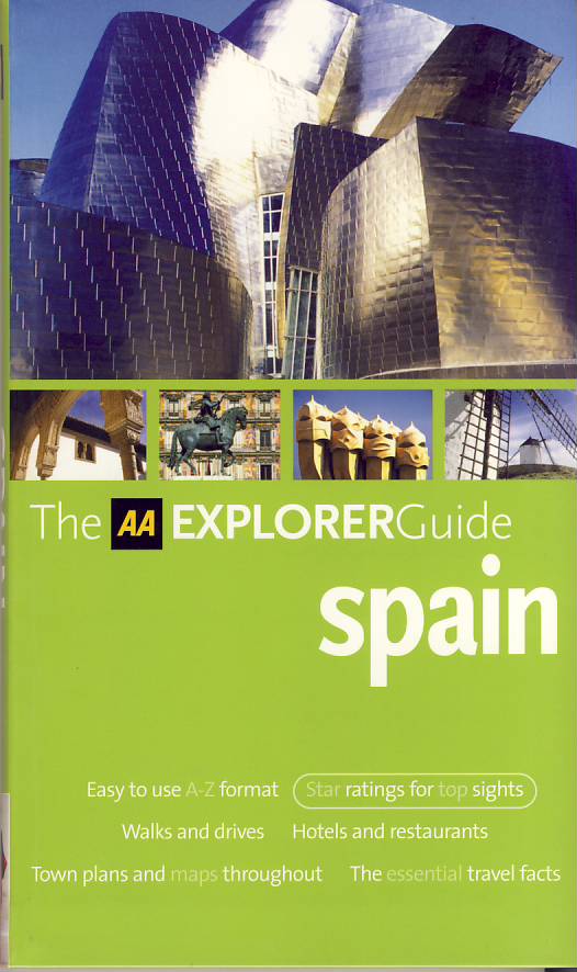 AA Publishing průvodce Spain, 7. edice anglicky Explorer guide
