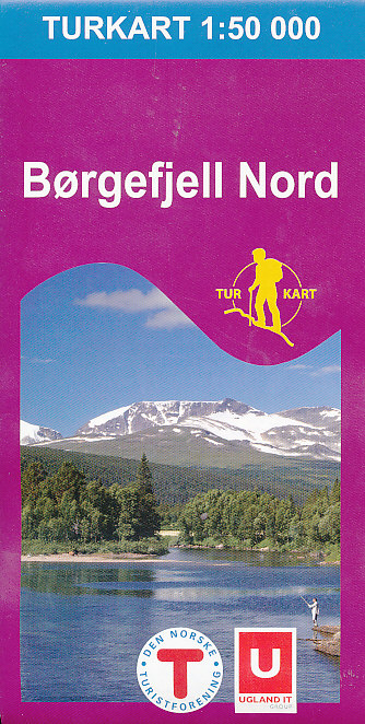 Nordeca vydavatelství mapa Borgefjell nord 1:50 t.