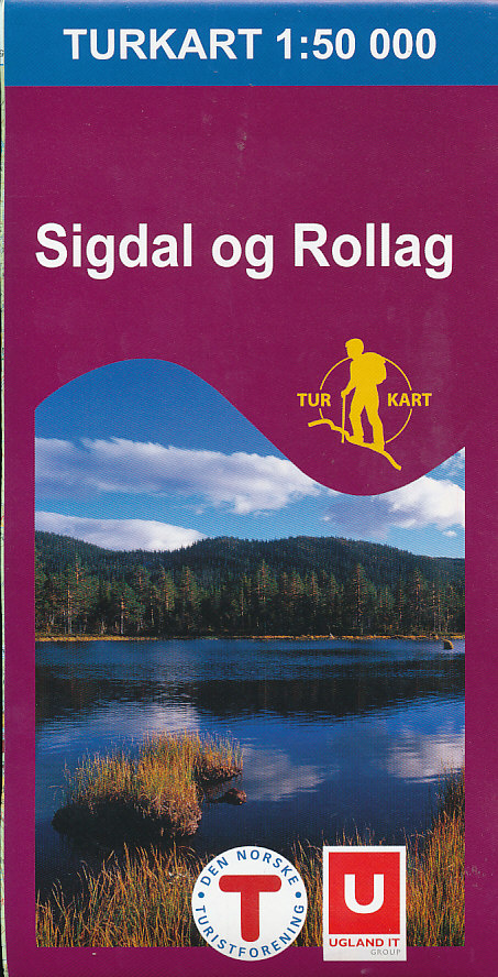 Nordeca vydavatelství mapa Sigdal og Rollag 1:50 t. (č.2571)