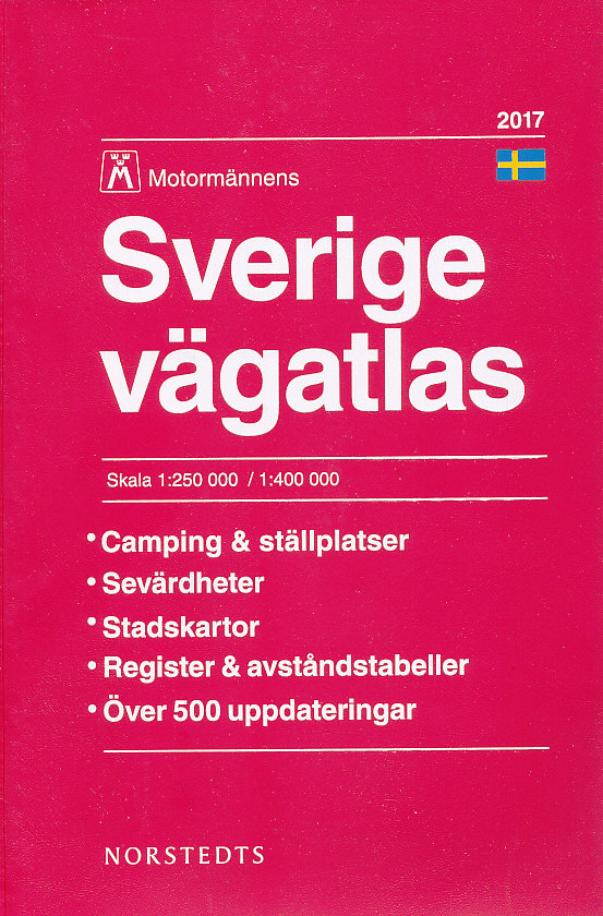 Nordeca vydavatelství atlas Sverige (Švédsko) 1:250 t.-1:400 t.