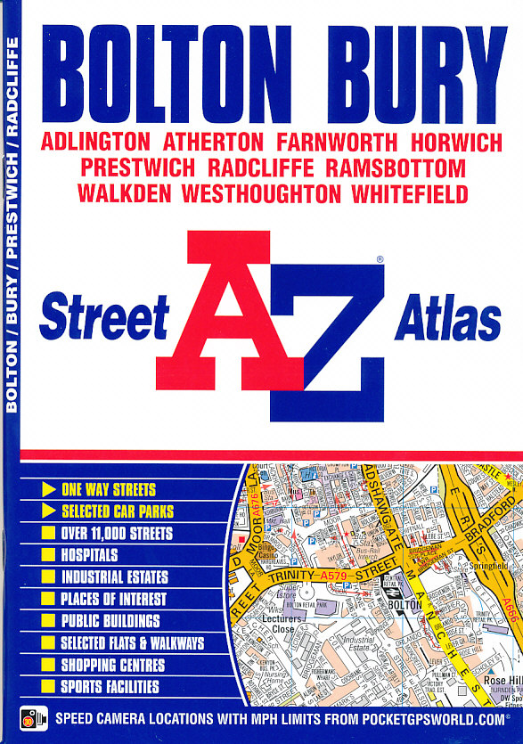 Collins atlas Bolton - Bury 1:16 t.