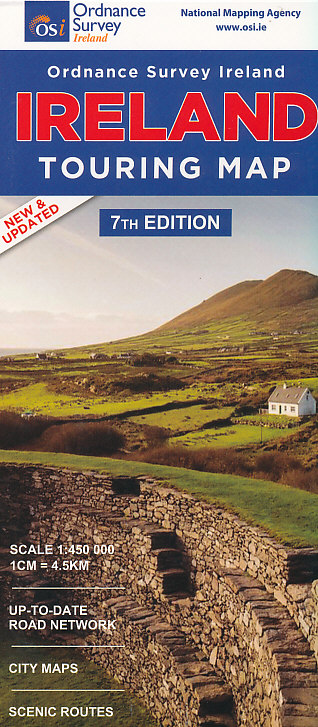 Ordnance Survay vydavatelství mapa Ireland touring 1:450 t.