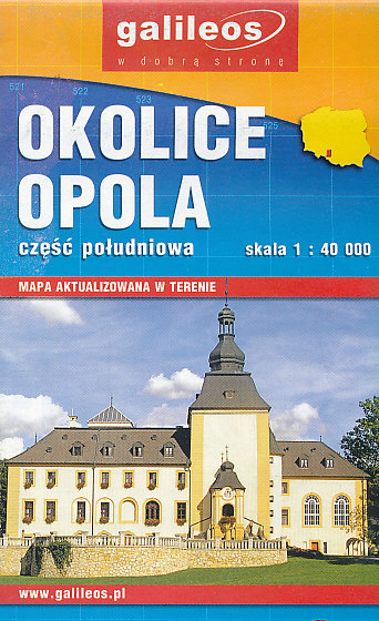 Plan mapa Okolice Opola poludniowa 1:40 t. (jižní)