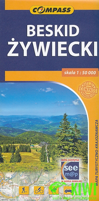 Compass mapa Beskid Zywiecki 1:50 t.