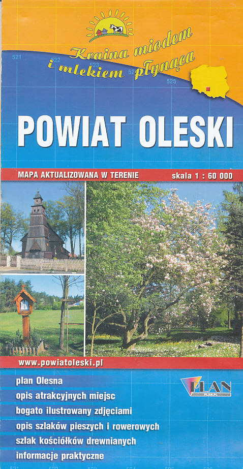 Topkart distribuce mapa Powiat Oleski 1:60 t.