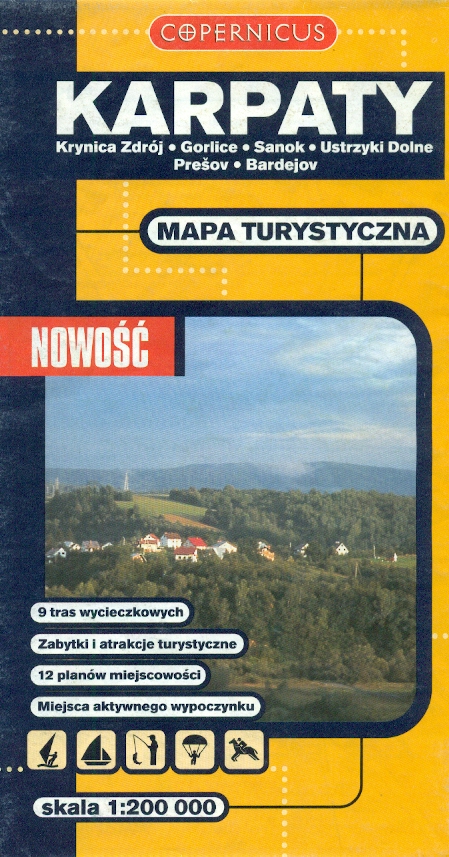 Topkart distribuce mapa wakacyjna Karpaty east 1:200 t.