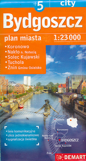 Topkart distribuce plán Bydgoszcz 1:23 t., Koronowo, Naklo, Solec Kujawski, Tuchol