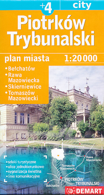 Topkart distribuce plán Piotrków, Belchatow, Rawa, Tomaszów 1:20 t.