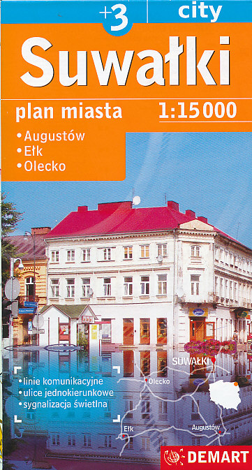 Topkart distribuce plán Suwalki 1:15 t. + Elk, Olecko, Augustów