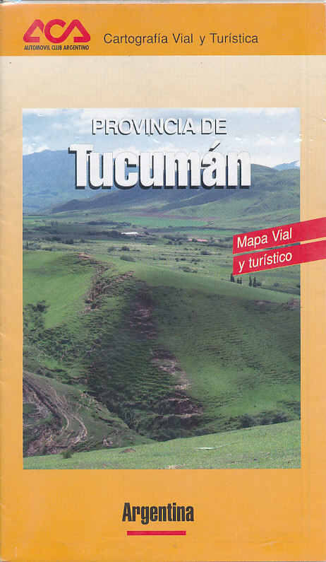 Zagier & Urruty mapa Tucumán Provincia 1:400 t. ACA