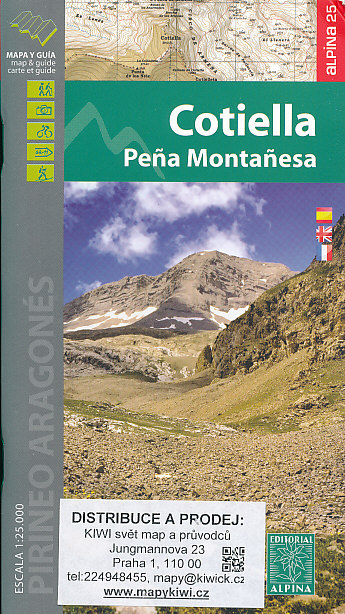 Editorial Alpina mapa Cotiella-Peňa Montaňesa 1:25 t.