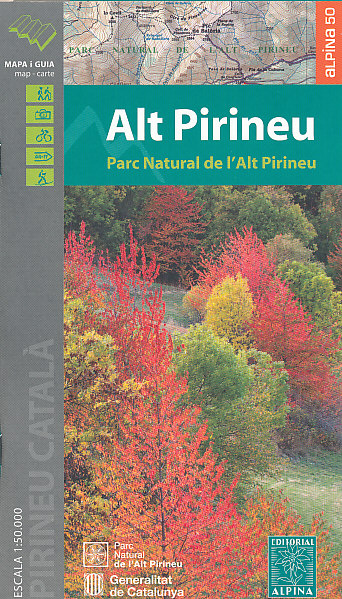 Editorial Alpina mapa Parc Naturel de l'Alt Pirineu 1:50 t.